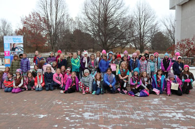 2019 WOW Badge Group of Girl Scouts