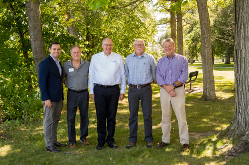 From left to right: Cong. Gallagher; Sen. Rob Cowles; NEW Water Executive Director Tom Sigmund; Mike Grimm of The Nature Conservancy; Rep. Joel Kitchens