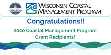 Congratulations 2020 Grant Recpients Coastal Management Grant Program Grant Recipient (1)