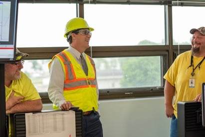 U.S. EPA David Ross in NEW Water's Control Room