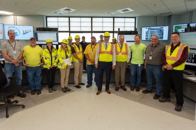 U.S. EPA David Ross group photo with NEW Water Operators