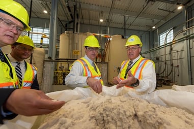 U.S. EPA David Ross touring NEW Water's Solids Building (R2E2)