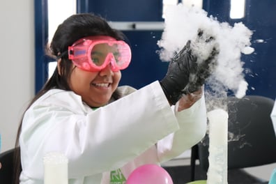 STEM Superheroes learning about Science