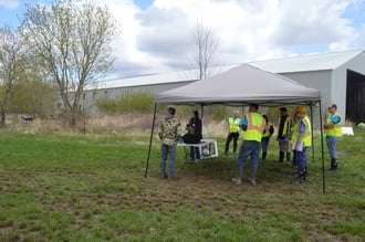 2018 Silver Creek Students learning about drone technology