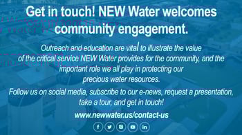 Get in touch! NEW Water welcomes community engagment