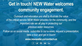 Get in touch! NEW Water welcomes community engagment