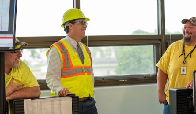 U.S. EPA David Ross Visits NEW Water