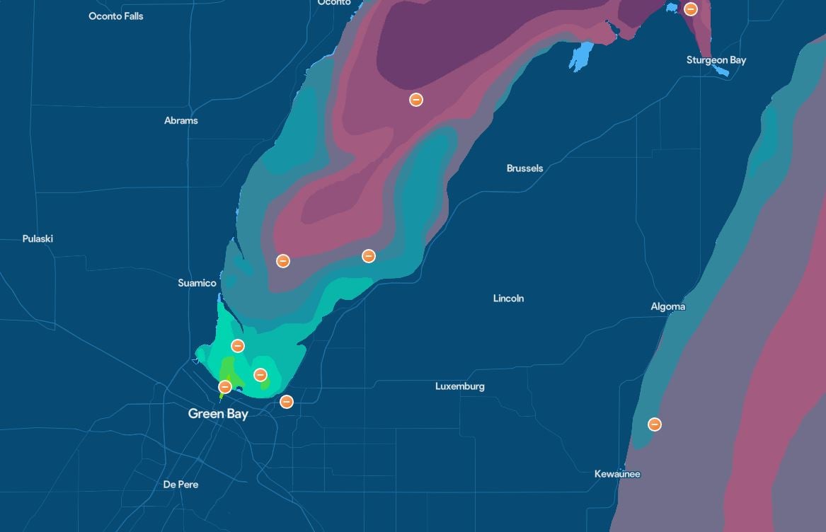 Buoys monitoring area waterways