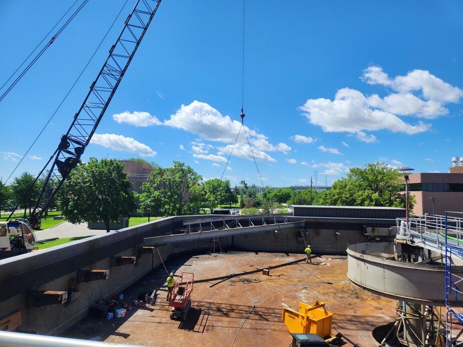 NEW Water primary clarifiers