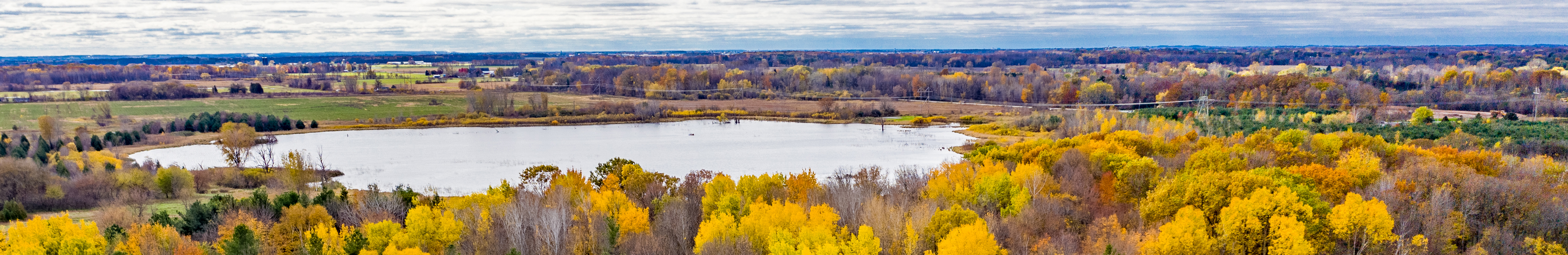 Aerial view of the Watershed